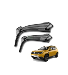 DACİA DUSTER ÖN CAM SİLECEK SÜPÜRGESİ TAKIMI 2017 - 2021 DUSTER SİLECEK MAKYAJLI KASA
