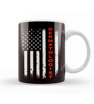Dermatologist USA American Flag Dermatology Skin Doctor Kupa Bardak Porselen