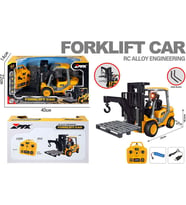1:18 Ölçek Full Fonksiyonlu 9 Kanallı Uzaktan Kumandalı Şarjlı Işıklı Forklift 30 Cm