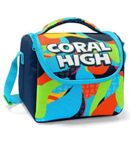 Coral High Beslenme Çantası 11793, Erkek Çocuk, Lacivert Mavi Grafiti, Isı Yalıtımlı