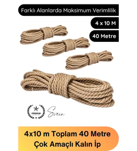 #Halat Çok Amaçlı Kalın İp Jüt İpi Hamak Çamaşır Salıncak Atlama Çadır Tarla Kamyon Dayanıklı Esnek