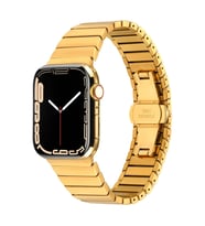 Apple Watch 42mm Uyumlu Kordon Metal Paslanmaz Klipsli KRD-79 Kayış