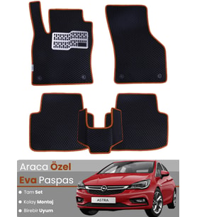 OPEL ASTRA K SEDAN (2015-2021) Uyumlu EVA Paspas Tam Set–Araca Özel,Kolay Montaj