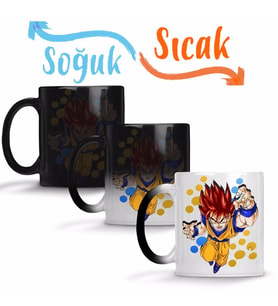 Goku Sihirli Kupa Bardak Porselen