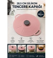 28,5 Cm Silikon Tencere Kapağı Universal Sızdırmaz Tava Tencere Kapak Örtüsü