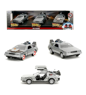 Jada 1:32 Back to the Future 3'lü Zaman Makinesi Seti