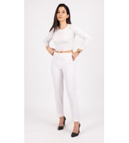 SORALLİNE 1683 BEYAZ BAYAN BİLEKTE PANTOLON