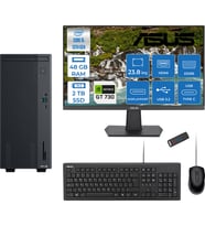 Asus Expertcenter P500MV Intel Core I5-13420H 48GB Ddr5 2tb SSD Freedos 4GB/GT730 100HZ IPS 23.8" Mon Minitower Masaüstü Bilgisayar WE5136216512B0DF19+Zettausbbellek