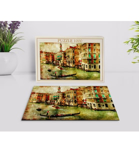 BK Home Yağlıboya Tasarımlı 1000 Parça Profesyonel Puzzle-7