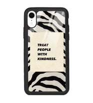 iPhone XR Zebra Motto Tasarımlı Glossy Telefon Kılıfı