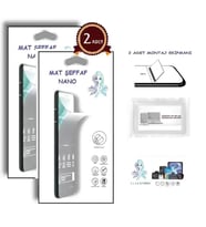 General Mobile GM Fenix 11 PRO -5G- NANO Ekran Koruyucu 2 Adet Ultra İNCE Esnek MAT Şeffaf