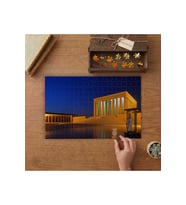 Anıtkabir - Ankara Tasarımı 240 parça Ahşap Puzzle Ahşap Kutuda MP06880