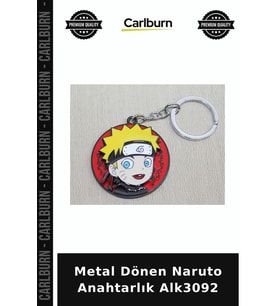 Özel Üretim Anime Aksesuar Koleksiyon Hediye Metal Dönen Naruto Anahtarlık Alk3092