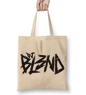 Dj Bl3nd Monster Dj Bülendt Bez Çanta Uzun Saplı