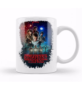Stranger  Things Netflix Kupa Bardak Porselen