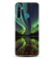 Realme 5i 5 Pro 6i 7 Pro 8 Kılıf Desemli Silikon Kuzey Işıkları 1327