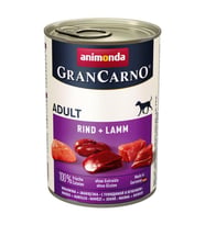 Animonda GranCarno Sığır ve Kuzu Etli Yetişkin Köpek Yaş Mama 400g