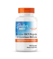 Betaine hcı pepsin & gentian bitters  120 Kapsül  Supports Digestive Effıciency