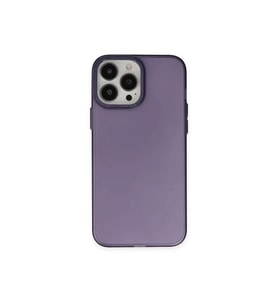 iPhone 14 Pro Max Kılıf Modos Metal Kapak - Derin Mor