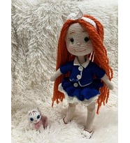Setoş Bebek ve Pisisi Amigurumi Organik Oyuncak