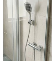 Siyah Duş Başlığı Seti Spiral Hortumlu El Duşu ve Duvar Askısı Banyo Seti
