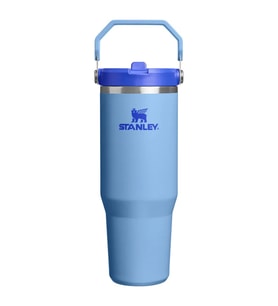 Stanley The IceFlow Flip Straw Pipetli Termos Bardak 0,89 LT (30 OZ) - Blue Sky