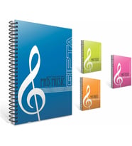 62727 Müzik Defteri A4 Spiralli Pp 60 Yaprak 1581