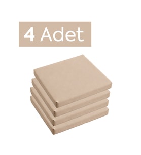Renkli 40x40x4 Bağcıklı Çıkarılabilir Kılıflı Su İtici Oturum Minderi