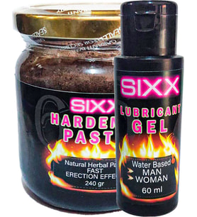 Sixx Lubricant Jel 60 Ml + Herbal Paste 240 Gr