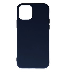 Newface Apple iPhone 11 Pro Max Kılıf Nano içi Kadife Silikon - Lacivert