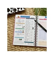Çilek Believe In Your Dreams Tasarımlı Spiralli Sticker'lı Konuşan Ajanda Haftalık Planlayıcı