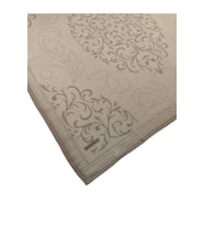 Mısırlı Eşarpları Pamuk Devore Etnik Desenli Eşarp (Vizon)