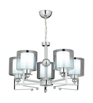 AVONNI AV-65227-5K Krom Kaplama Modern Avize E27 Metal Cam 58cm