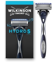 Lexroo Wilkinson Erkek Tıraş Bıçağı Hydro 5, Cilt Nemlendirici, Karbon Kaplı Bıçak, Tıraş Bıçağı