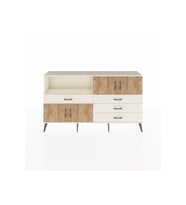 Arges Konsol 2 Raflı 4 Çekmeceli 4 Kapaklı 176x30x99 Aytaşı-Çam/Aytaşı