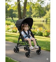 Maxi Taxi Cosmos Baston Bebek Arabası (Siyah)