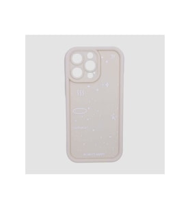 IPHONE 15 PRO; DESENLİ, KENARI ÇIKNTILI, DARBE ÖNLEYİCİ, KAMERA KORUYUCU LÜKS SLİKON KILIF (Krem)