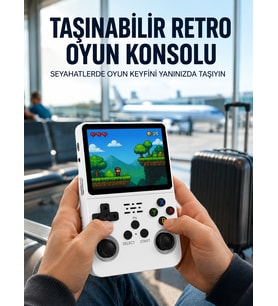 Retro Oyun Cihazı – Çift Microsd Desteği, Çoklu Platform Uyumu, 3200 Mah Batarya Yeni Nesil