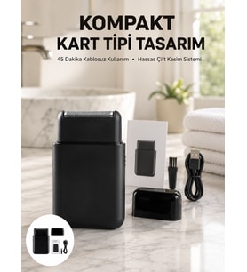 Elektrikli Tıraş Aleti – Hassas Kesim, Kolay Temizlik, Cilt Dostu Yeni Nesil