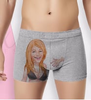 BK Gift Kişiye Özel Karikatürlü Eğlenceli Erkek Boxer Serisi - Model 10