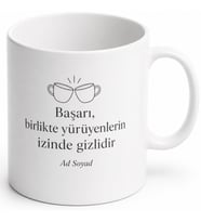 İş Arkadaşına Hediyelik Kupa Bardak Özel Tasarım Porselen Hediye