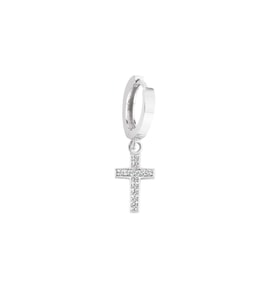 Altın Cross Tek Küpe
