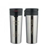 Wings Stainless Steel İsme Özel Çelik Termos 500ml.  304 Paslanmaz Çelik - Kaydırmaz Taban - Kilitli Kapak - Hava Çıkışlı - Sızdırmaz (Karışık)