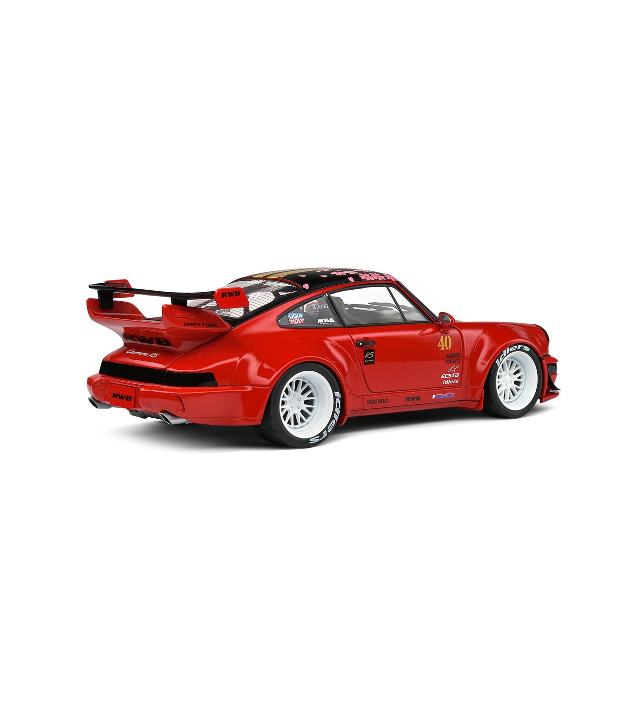 1:18 Porsche 911 964 RWB Red Sakura