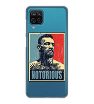 Samsung Galaxy A22/M22/M32 Uyumlu Conor Mcgregor Notorious Desenli Şeffaf Telefon Kılıfı