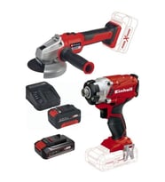 Axxio 18/115 Avuç Taşlama 18/1 Vidalama 2X4.0ah Akülü Set