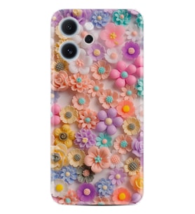 Oppo Reno 14F Kılıf Boutique Baskılı Resimli Rengarenk Papatyalar Pcode -060