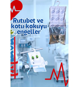 Hastane ve Muayenehanelerde Rutubet Nem Giderici Kötü Koku Korozyon Önleyici 1 Kutu 2 Paket 1 Kg