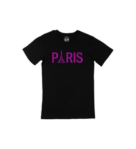 Paris Eyfel Siyah Tişört