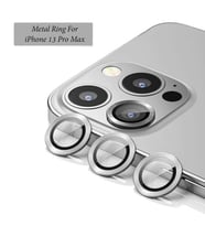 BİNANO Metal Ring Iphone 13 Pro/13 Pro Max Silver